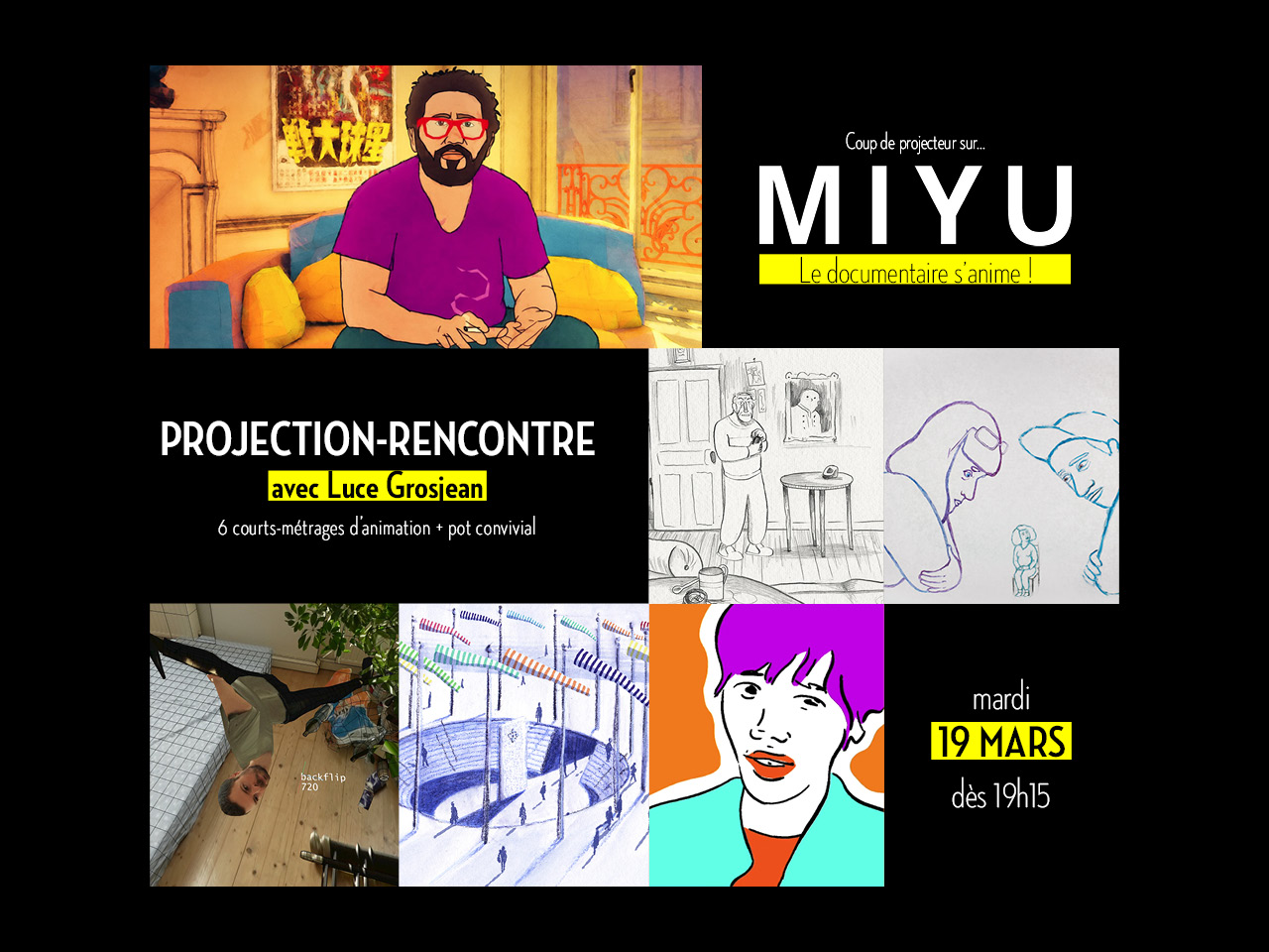 RegardOcc Collectif d'Auteurs Réalisateurs en Occitanie - Projection/Rencontre Miyu Distribution au Tri Postal
