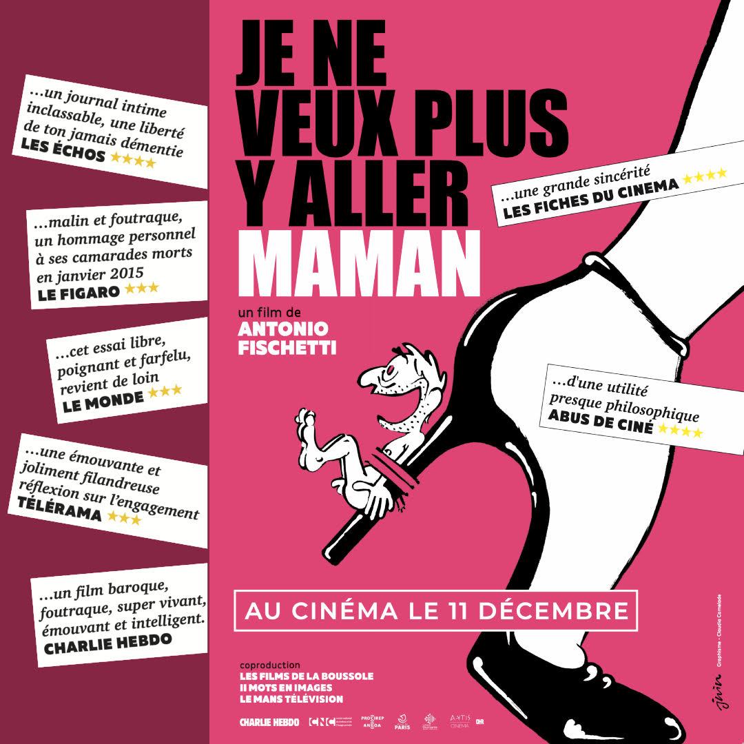 Projection "Je ne veux plus y aller maman" d'Antonio Fischetti - Montauban - RegardOcc