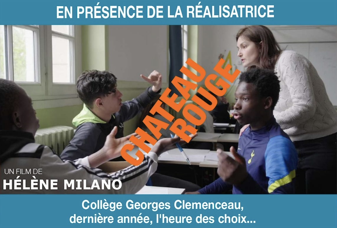 Projection Quais des docs à Sète en octobre au Comœdia, Film Château Rouge, en présence de la réalisatrice, Hélène Milano