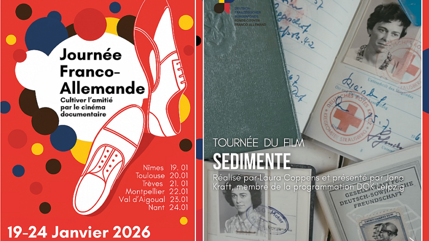 JOURNÉE FRANCO-ALLEMANDE : Projection "Sedimente". Jeudi 22 janvier 2026. 19h. Salle Fernand Pelloutier Montpellier