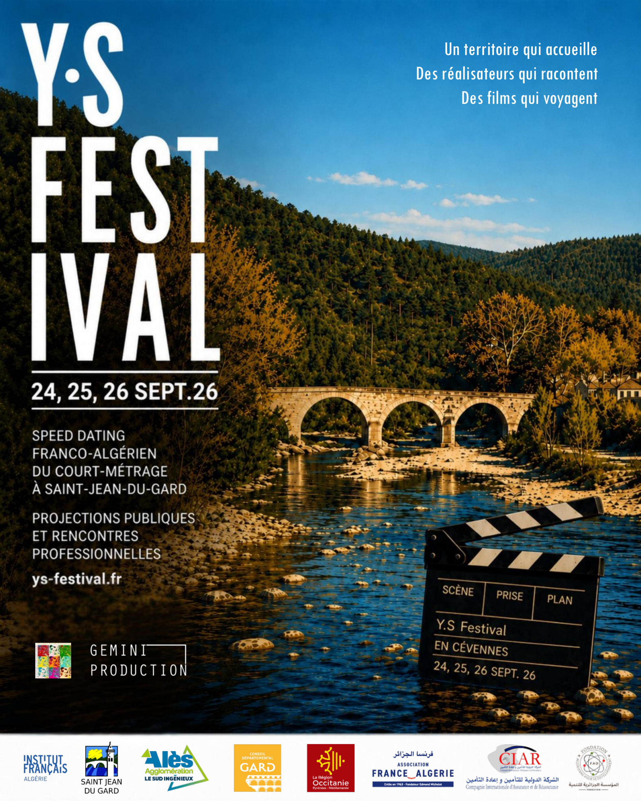 Y.S Festival 2026 Du 24 au 26 septembre 2026 Salle Stevenson, Saint-Jean-du-Gard (Gard)